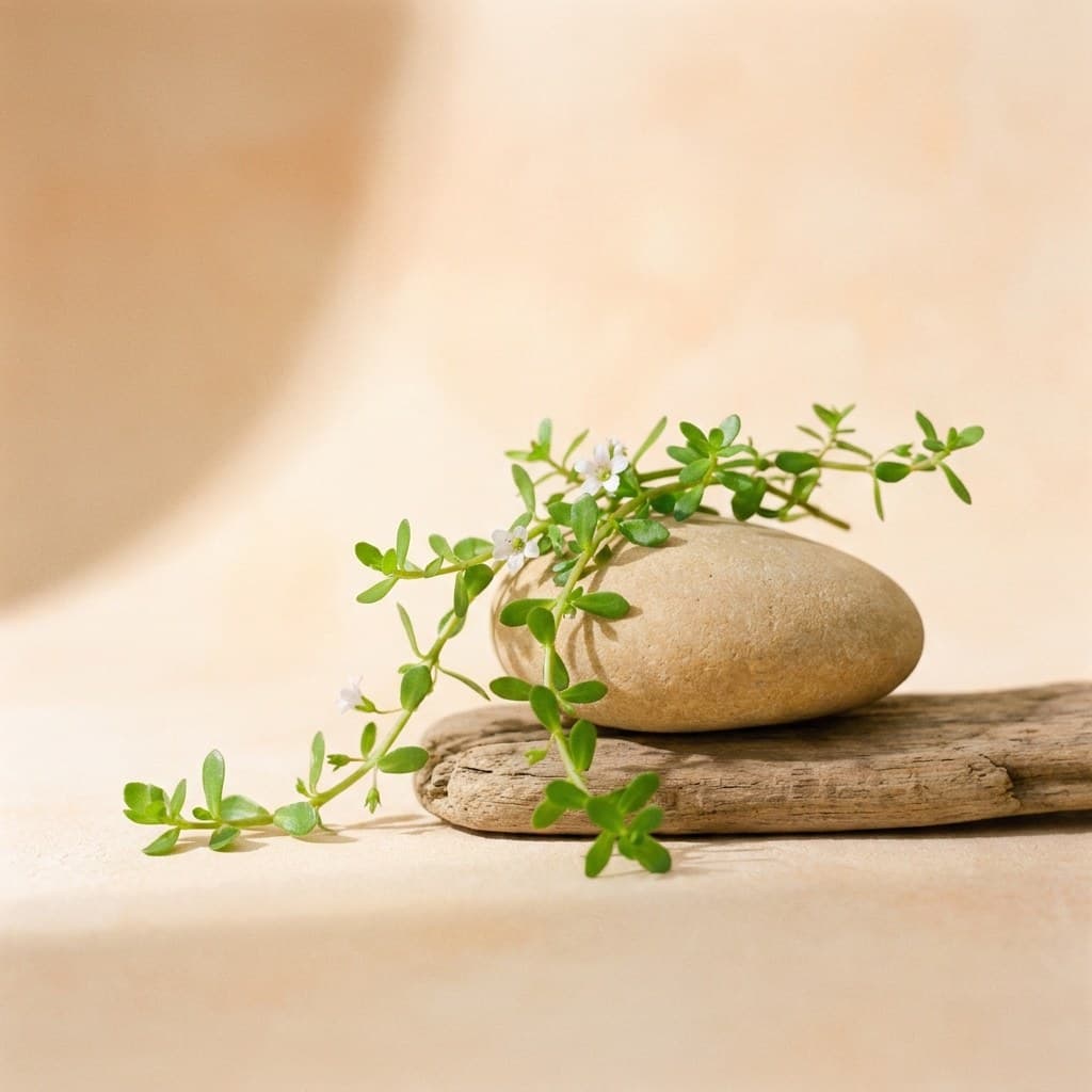 Brahmi (Bacopa monnieri), one of the six botanicals in Tulsivedic herbal scalp oil